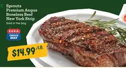 Sprouts Farmers Market Sprouts Premium Angus Boneless Beef New York Strip offer