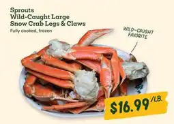 Sprouts Farmers Market Sprouts Wild-Caught Large Snow Crab Legs & Claws offer