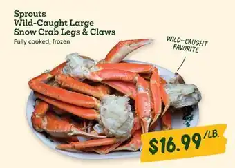 Sprouts Farmers Market Sprouts Wild-Caught Large Snow Crab Legs & Claws offer
