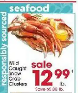 Giant Eagle Wild-Caught Snow Crab Clusters offer
