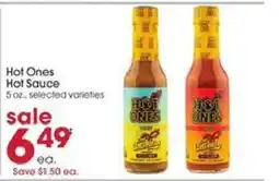 Giant Eagle Hot Ones Hot Sauce offer