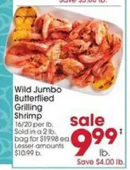 Giant Eagle Wild Jumbo Butterflied Grilling Shrimp offer