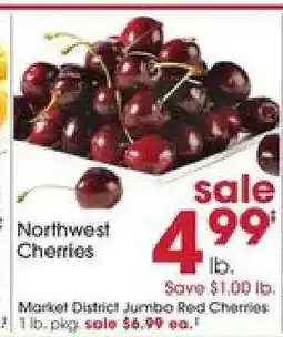 Giant Eagle Northwest Cherries offer