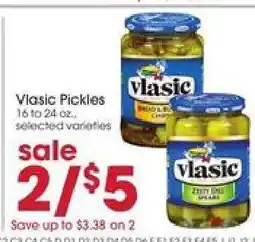 Giant Eagle Vlasic Pickles offer