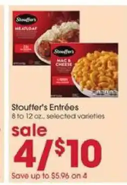 Giant Eagle Stouffer's Entrées offer