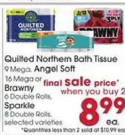 Giant Eagle Quilted Northern Bath Tissue offer