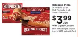 Kroger DiGiorno Pizza or Hot Pockets offer