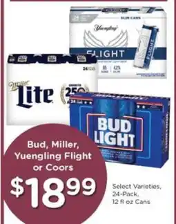 Kroger Bud, Miller, Yuengling Flight or Coors offer