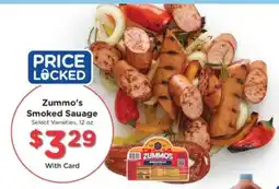 Kroger Zummo's Smoked Sausage offer