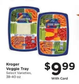 Kroger Kroger Veggie Tray offer