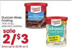 Giant Eagle Duncan Hines Frosting offer