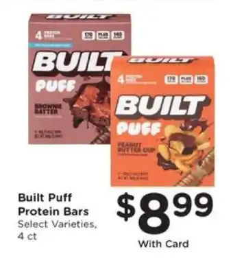 Kroger Built Puff protein bars offer