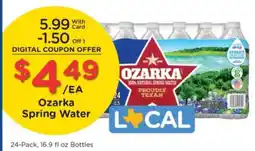 Kroger Ozarka Spring Water offer