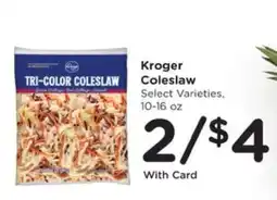 Kroger Kroger Coleslaw offer