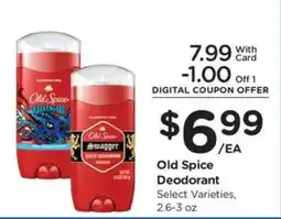 Kroger Old Spice Deodorant offer
