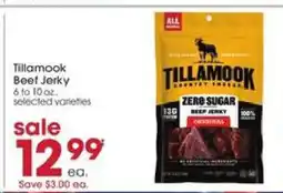 Giant Eagle Tillamook Beef Jerky offer