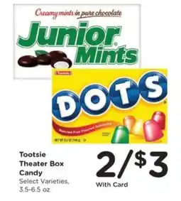 Kroger Tootsie Theater Box Candy offer