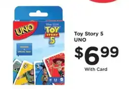 Kroger Toy Story 5 UNO offer