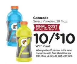 Kroger Gatorade offer