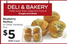 Kroger Blueberry Muffins offer