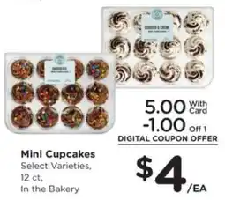 Kroger Mini Cupcakes offer