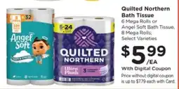 Kroger Quilted Northern Bath Tissue offer