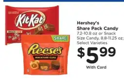 Kroger Hershey's Share Pack Candy offer