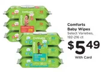 Kroger Comforts Baby Wipes offer