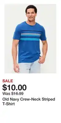 Old Navy Old Navy Crew-Neck Striped T-Shirt offer