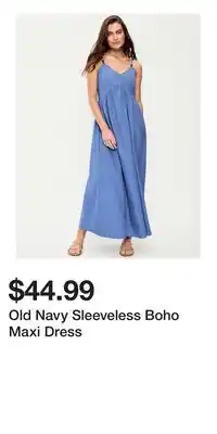 Old Navy Old Navy Sleeveless Boho Maxi Dress offer