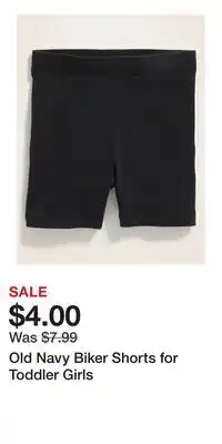 Old Navy Old Navy Biker Shorts for Toddler Girls offer