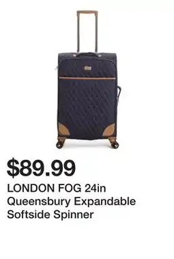 Marshalls LONDON FOG 24in Queensbury Expandable Softside Spinner offer