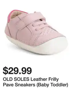Marshalls OLD SOLES Leather Frilly Pave Sneakers (Baby Toddler) offer