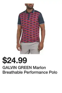 Marshalls GALVIN GREEN Marlon Breathable Performance Polo offer