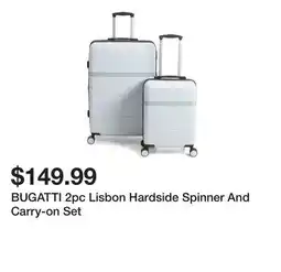 Marshalls BUGATTI 2pc Lisbon Hardside Spinner And Carry-on Set offer