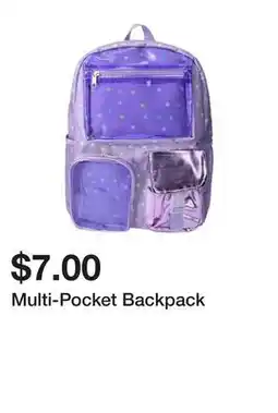 Five Below Multi-Pocket Backpack offer