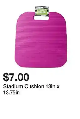 Five Below Stadium Cushion 13in x 13.75in offer