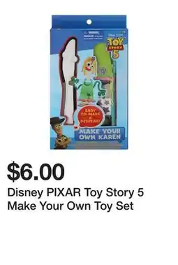 Five Below Disney PIXAR Toy Story 5 Make Your Own Toy Set offer