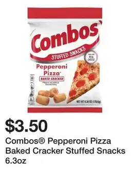 Five Below Combos Pepperoni Pizza Baked Cracker Stuffed Snacks 6.3oz offer
