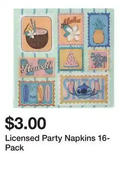 Five Below Licensed Party Napkins 16-Pack offer