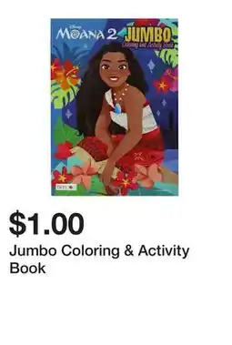 Five Below Jumbo Coloring & Activity Book offer