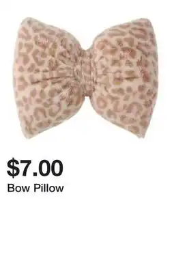 Five Below Bow Pillow offer