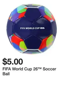 Five Below FIFA World Cup 26 Soccer Ball offer
