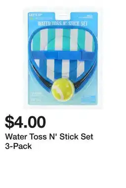 Five Below Water Toss N' Stick Set 3-Pack offer