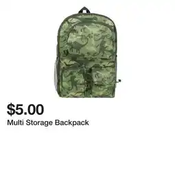 Five Below Multi Storage Backpack offer