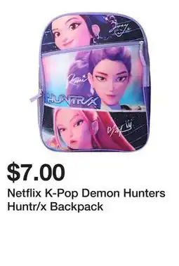 Five Below Netflix K-Pop Demon Hunters Huntr/x Backpack offer