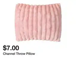 Five Below Channel Throw Pillow offer