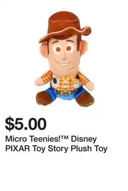Five Below Micro Teenies! Disney PIXAR Toy Story Plush Toy offer