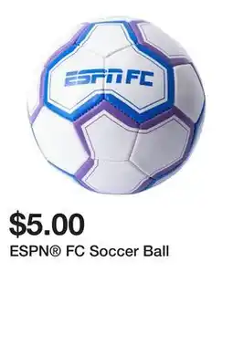 Five Below ESPN FC Soccer Ball offer