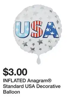 Five Below INFLATED Anagram Standard USA Decorative Balloon offer